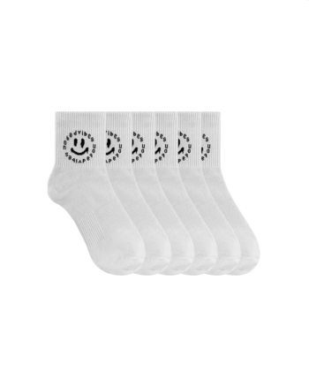 NBV SOCKS Weiss (3er Pack) - nobadvibes.ch